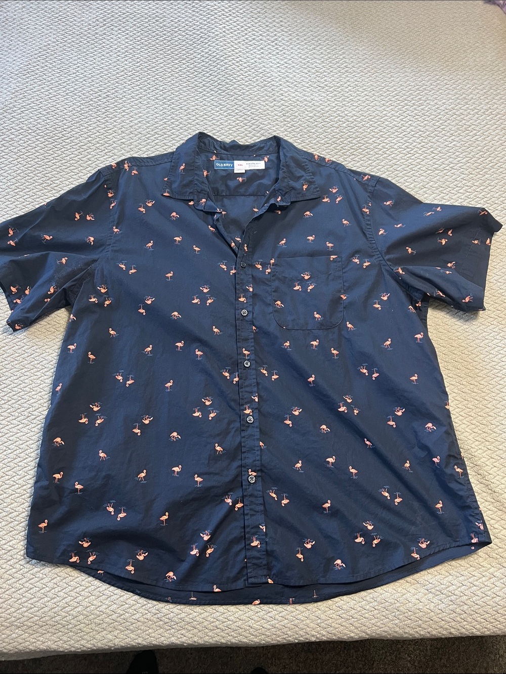 Flamingo Button-Up Shirt